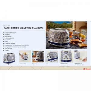 ARIETE 0155/1C CAPRI EKMEK KIZARTMA MAKİNESİ