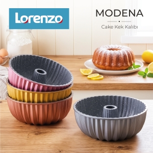 LORENZO - MODENA CAKE KEK KALIBI BAKIR (1 PALET 240 ADET)