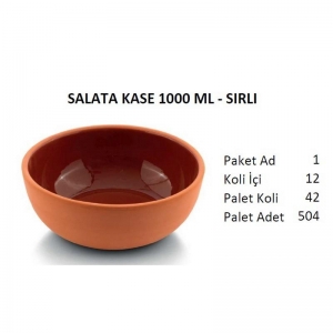 VIAPOT SALATA KASE 1000 ML TURKUAZ KL:12