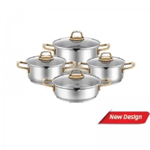 HASCEVHER MONNA 8 PRÇ TENCERE SETİ  (18-20-24TEN-24KRN) KL:1