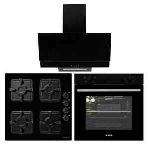 ALVEUS SİYAH ANKASTRE SET (KLS 670 + MFA 604 + F17/60)