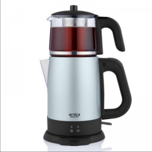 ARNİCA DEMLİ STİL MİNT YEŞİL CAM ÇAY MAKİNESİ IH33203