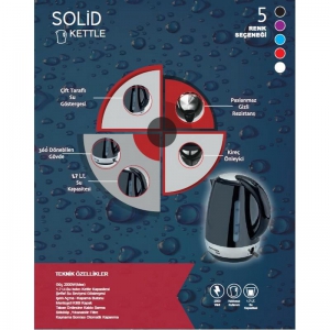 AWOX SOLİD GİZLİ REZİSTANS KETTLE KL:8