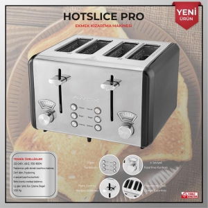 AWOX HOT SLICE PRO  EKMEK KIZARTMA KL:1