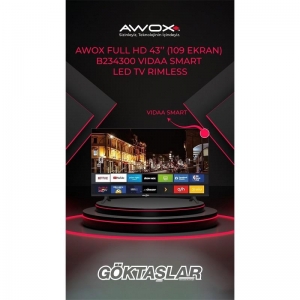 AWOX 43'' ( 109 EKRAN ) B234300 FHD/S/V/F FHD TV