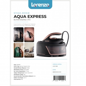 LORENZO - AQUA EXPRESS BUHAR KAZANLI SİYAH ROSİE KL:1