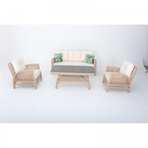 FLEXY RATTAN ETNA 3 LÜ TAKIM (3+1+1) 425 GRİ