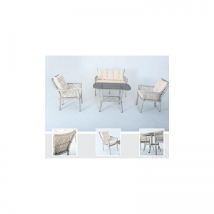 FLEXY PORTO 2 Lİ TAKIM (2+1+1) 707 GRİ