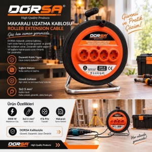 DORSA 30 MT MAKARALI UZATMA KABLOSU