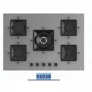 FERRE SS038 75 CM WOK GRİ ANKASTRE OCAK