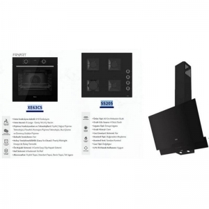 FERRE SİYAH ANKASTRE SET (XE63CS-SS205-D067-SA)