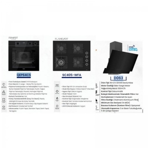 FERRE ARTLINE SİYAH SET(QEP64CS/SC405-WFA/D063)