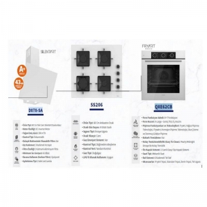 FERRE ANKASTRE SET BEYAZ (D078-SA-SS206-QXE62CB)