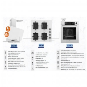 FERRE ANKASTRE SET BEYAZ (D064-SA-SS206-XE64CB)
