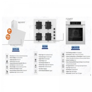 FERRE ANKASTRE SET BEYAZ (D078-SA-SS206-QBL62CB)