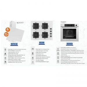 FERRE ANKASTRE SET BEYAZ (D078-SA-SS206-XE64CB)