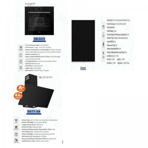 FERRE ANKASTRE SET SİYAH (D077-SA-ES261-QBL62CS)