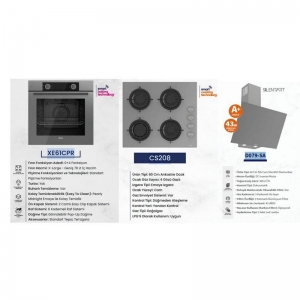 FERRE ANKASTRE SET GRİ (XE61CPR-CS208-D079-SA)