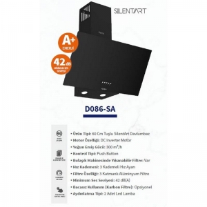 FERRE D086-SA 60CM SİYAH DAVLUMBAZ