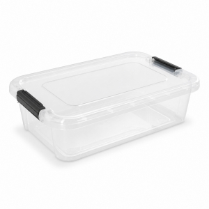 HOBİ BOX - YATAY KİLİTLİ SAKLAMA 15 LT ŞEFFAF KL:24 LÜ