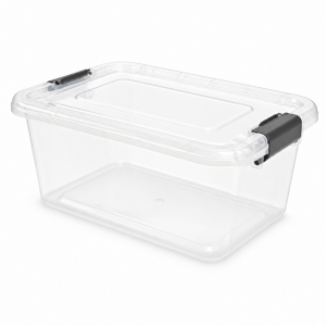 HOBİ BOX - YATAY KİLİTLİ SAKLAMA 20 LT ŞEFFAF KL:12 Lİ