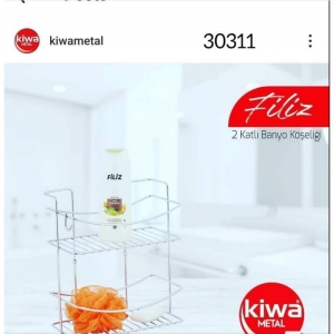 KİWA 30311 FİLİZ BANYO KÖŞELİĞİ 2 KATLI