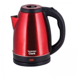 LORENZO CLARK 1.8 LT ÇELİK SU ISITICI KETTLE KIRMIZI KL:6