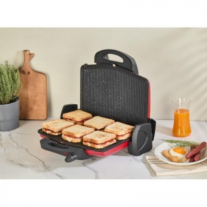 LORENZO - CRİSPO TOST MAKİNESİ 6 DİLİM - KIRMIZI KL:4