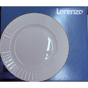 LORENZO SAFİR DÜZ TABAK 25 CM GOLD - 6'LI KUTU