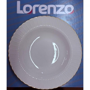 LORENZO SAFİR ÇUKUR TABAK 21 CM GOLD - 6'LI KUTU