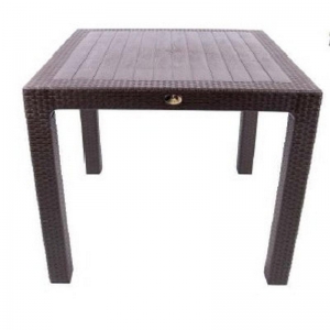 MANDELLA - 90X90 ELİT RATTAN MASA  (CAMSIZ) - ORJİNAL