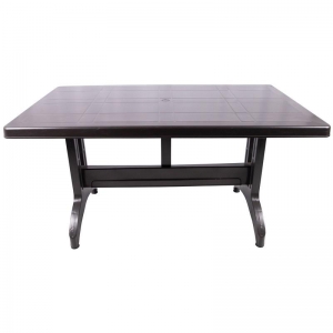 MANDELLA - 80X140 PLASTİK AYAKLI MASA EKO TİK (CAMSIZ)