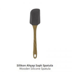 OKYANUS SİLİKON AKŞAP SAPLI SPATULA KL:96