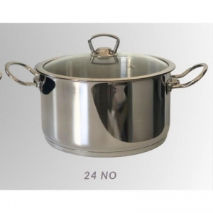 PEGASUS 24 NO TEK TENCERE CAM KAPAK KL:4