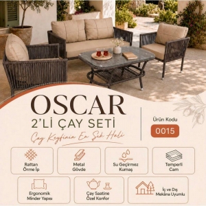 OSCAR ÇAY SETİ CAPPUCINO