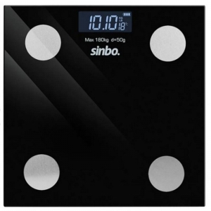 SİNBO SBS-4475 YAĞ ÖLÇER FONKSİYONLU AKILLI BLUETOOTH BASKÜL