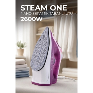 LORENZO - STEAM ONE 2.600 WATT 190 GR SERAMİK BUHARLI ÜTÜ KL:6