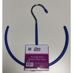 TİVOLİ PVC KAPLI METAL KEMER VE FLAR ASKISI