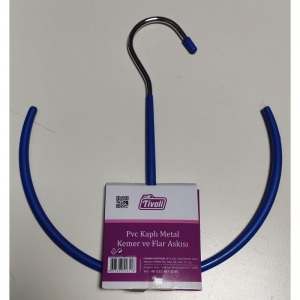 TİVOLİ PVC KAPLI METAL KEMER VE FLAR ASKISI